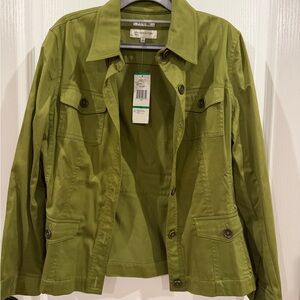 Jones New York Utility Jacket in Olive